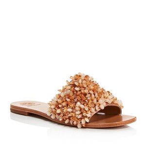 Tory Burch Logan Embellished Slide Sandals ✨
